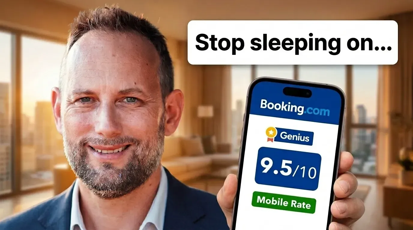 33% of Booking.com Is Now STRs: The Discount Strategy Driving 29% More Bookings