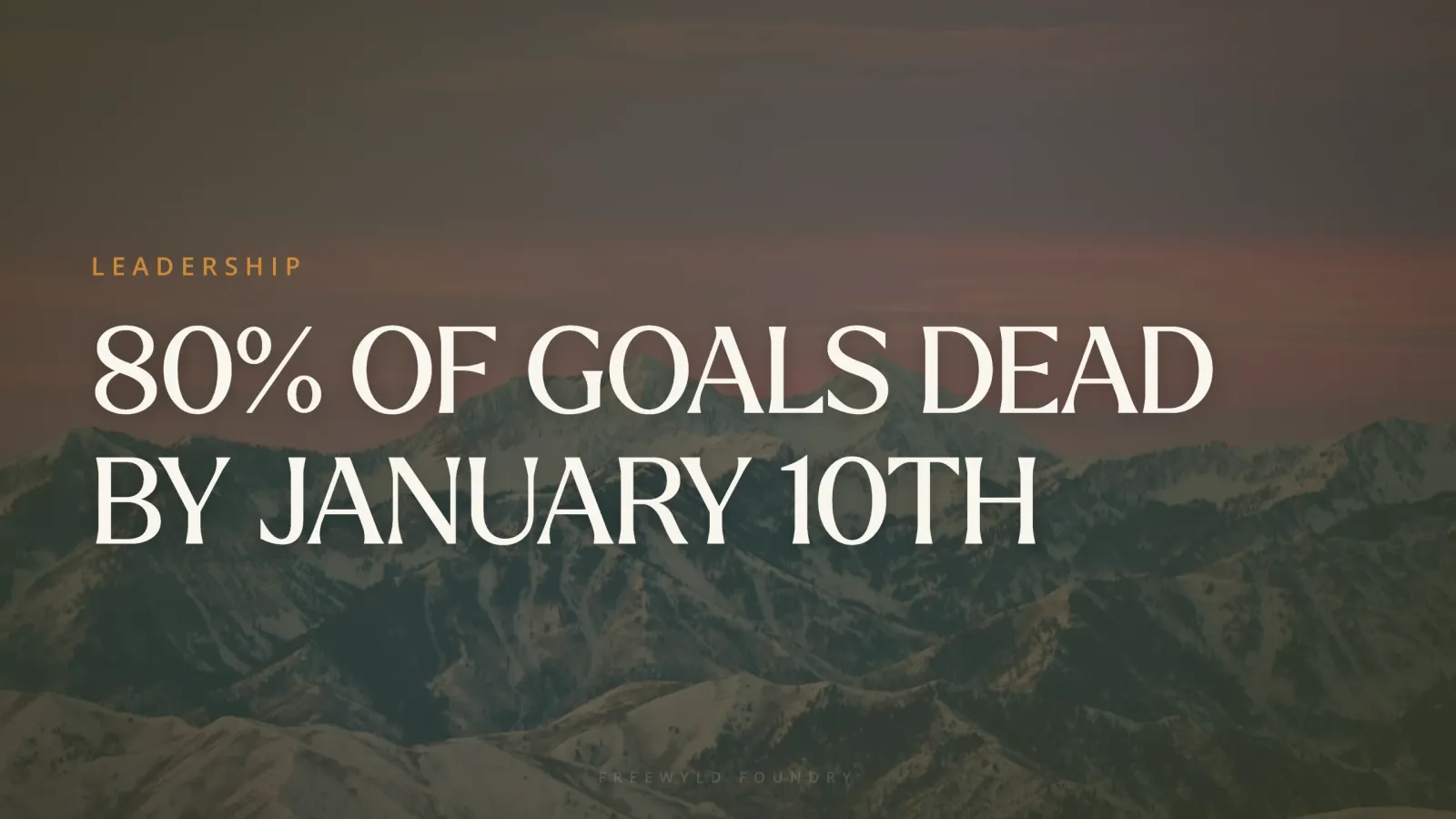 Single Focus Goal Setting: How to Actually Achieve Your Business Goals in 2026