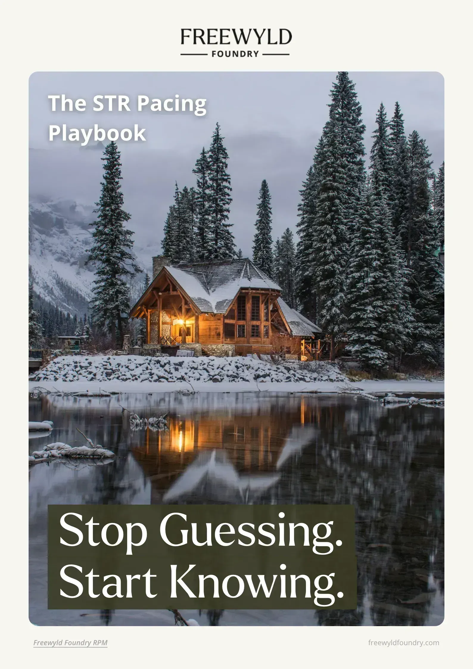 The STR Pacing Playbook