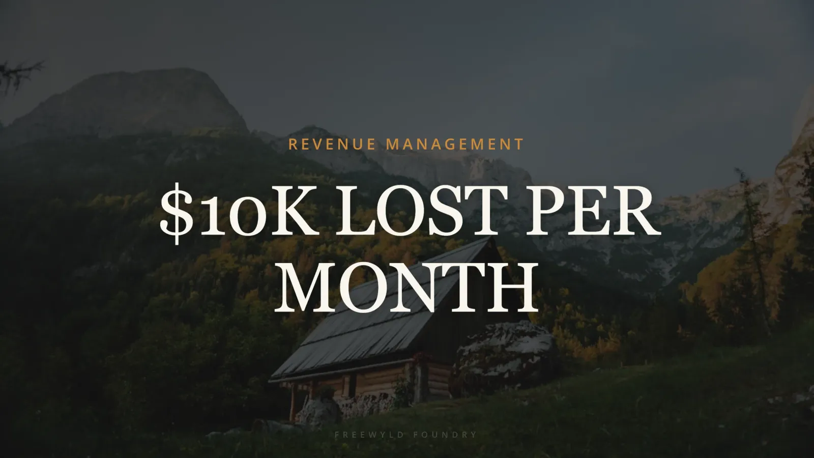 Stop Chasing Occupancy: 3 STR Revenue Management Mistakes Costing You $10,000+ Per Month