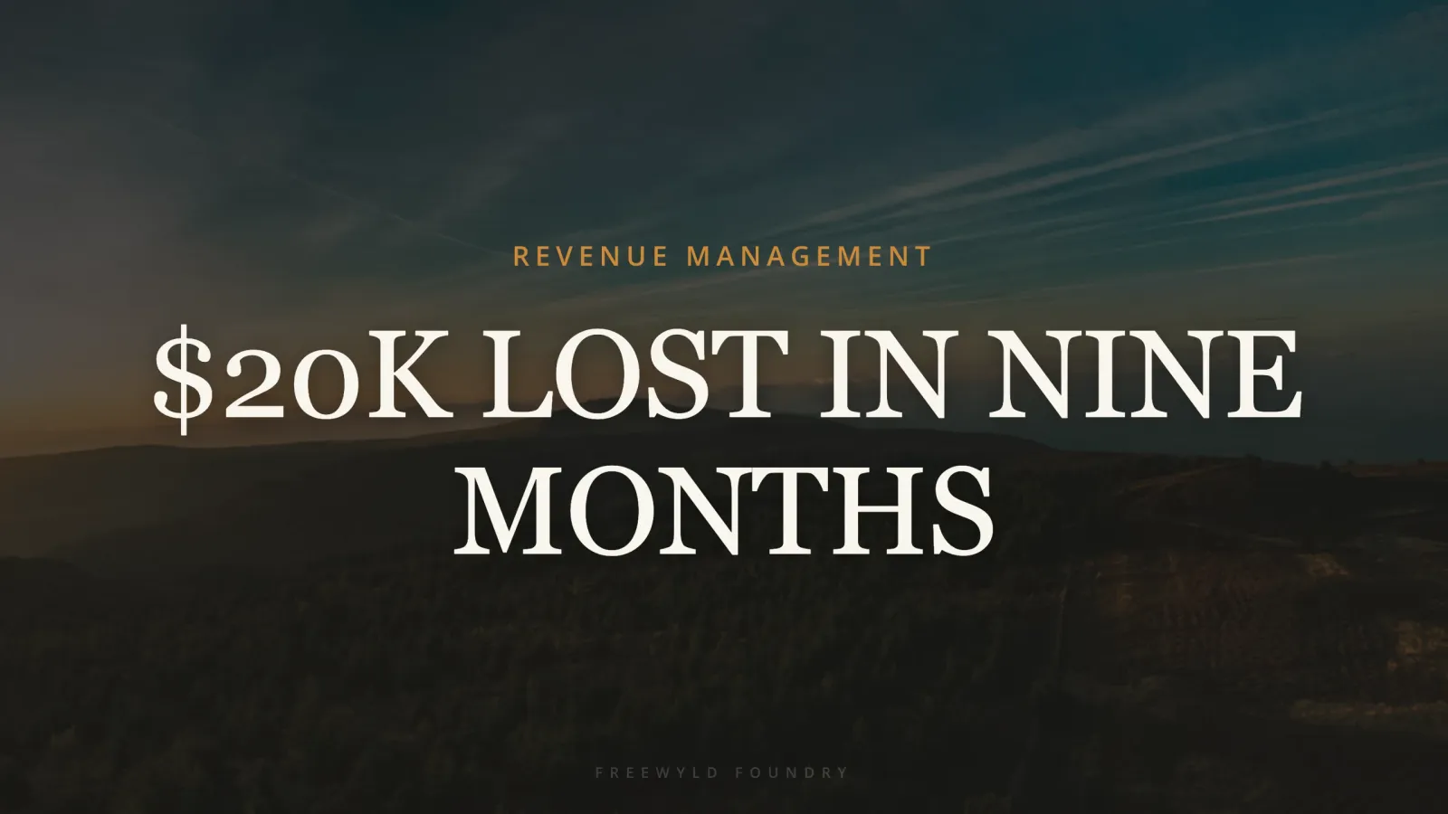 STR Revenue Management: How to Stop Leaving $20K on the Table