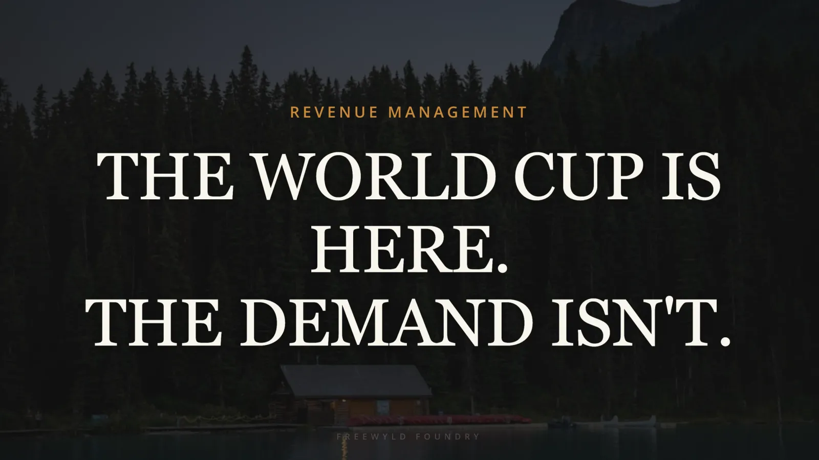 World Cup 2026 STR Occupancy: Real Data From Every Host City